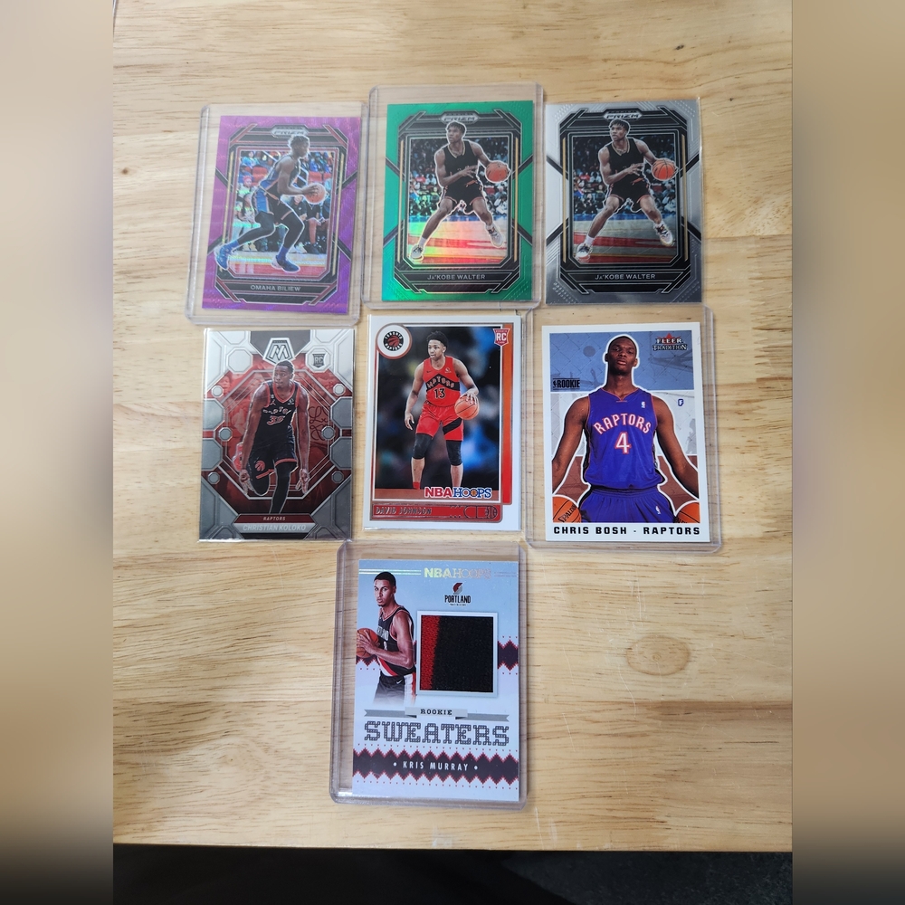 Toronto Raptors rookies x7